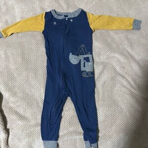 Boys Carter's Navy and Mustard Construction One Piece